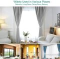 2 PCS Pearl Magnetic Ball Curtain Buckle Magnetic Curtain Tiebacks Convenient Drape Tie European Style Decorative Weave Rope Curtain Rings & Buckles Holder for Window Sheer Blackout Draperies, Parday. 