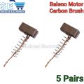 5 Pairs Baleno Motor Brushes Electric Brush Low Noise Replacement Parts for 12V/24V Fan Motor. 