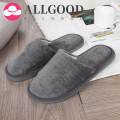 【ALLGOOD】Men Warm Home Plush Soft Slippers IndoorsAnti-slip Winter Floor Bedroom Shoes. 