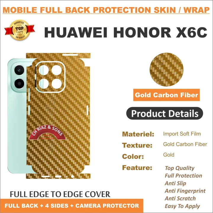 Huawei%20Honor%20X6C%20FULL%20BACK%20360%20premium%20Protection%20Skin%20Wrap%20/%20Protection%20Sticker%20With%204%20sides%20and%20camera%20Protection%20full%20cover%20Premium%20Quality%20-%20Image%205