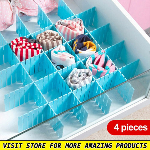 4%20pcs%20Adjustable%20Drawer%20Organizer%20Board%20Storage%20Boxes%20Home%20Decor%20wardrobe%20Brief%20Clothes%20Box%20Divider%20-%20Image%202