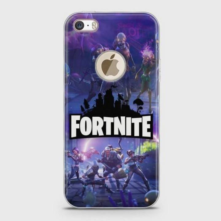 iPhone 5s Cover - SkinLee HQ Supreme Case (Soft) With Logo - Fortnite Warrior - SKINLEE-528-1-1-10
