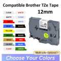1 piece Replacement Brother Label Ribbon 231 131 431 531 631 731 831 931 Laminated TZ-231 Label Printer 12mm Label Tape PCardiaCP. 