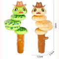 Whistle Snake Toy For Kids, Cartoon Cute Fun Early Learning  Balance Rotating Swinging Safe Odorless Bright Colors Preschool Basic Life skills Develop Interest Musical Toys For Kids Toddlers, Best Gifting toys for boys and girls. 
