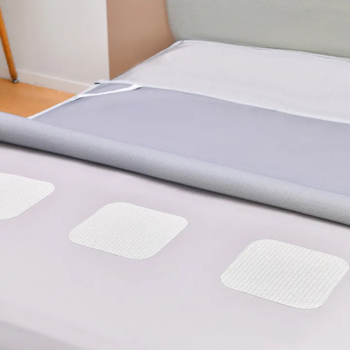 4/8Pcs%2025cm%20Self-adhesive%20Fastener%20Square%20Adhesive%20Tape%20Sofa%20Mat%20Bed%20Sheet%20Carpet%20Anti%20Slip%20Fixing%20Pad%20PVC%20Foam%20Patch%20-%20Image%207