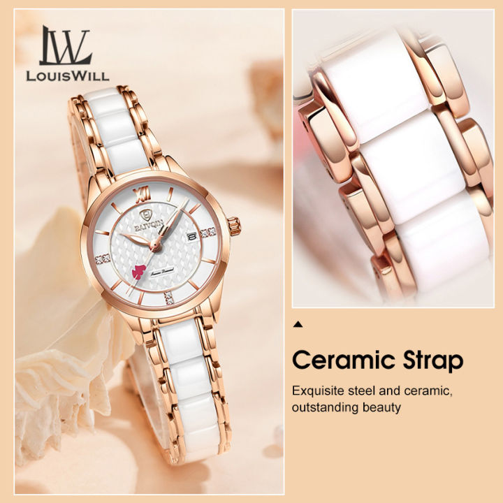 LouisWill%20Ladies%20Fashion%20Watch%20Retro%20Quartz%20Watch%2030M%20Waterproof%20Watch%20Ceramics%20Thin%20Strap%20Watch%20Roman%20Numerals%20Dial%20Watches%20Luxury%20Design%20Watch%20Wristwatch%20with%20Calender%20Luminous%20Pointers%20-%20Image%205