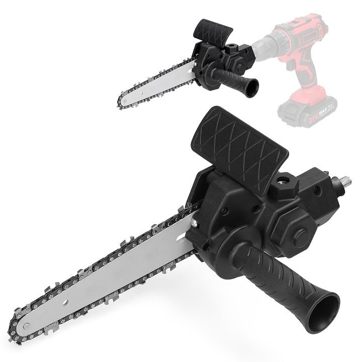 Electric Drill Attachment - Electric Chainsaw Accessory Modified To Electric Chainsaw Tool Set Woodworking Cutting Tool