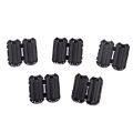3pc Ring Core Ferrite Bead Clamp Choke Coil EMI RFI Noise Filter Clip Snap Cable. 