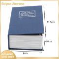Enigma- Eco-friendly Secret Box Portable Lightweight Safe Box with Lock for Secure Money Jewelry Cash Storage Ideal for Home Office Use Hidden Book Safe. 