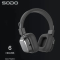 SODO SD-1003 Wireless Headphones Foldable Bluetooth 5.0 Stereo Headset with Mic Support TF Card Check Quality Send him Bluetooth 5 Dual Mode Wired + Wireless Headphone AUX TF Card FM. 