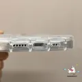 3D Wavy Curved Edge Art Ink Case Compatible For iPhone 11 13 XR 14 12 Pro Max 8 7 6 6s Plus X XS Max SE 2020 Cute Bowknot Back Cover with Bracket Phone Stand. 