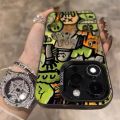 Casing For ITEL A60 Protection Shockproof Cartoon Graffiti Monster Phone Case. 