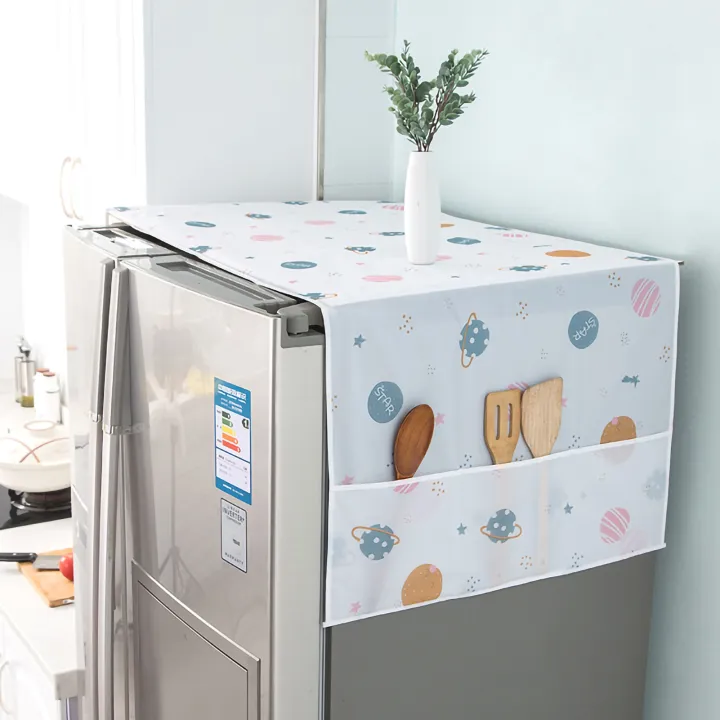 Printed%20Fridge%20Cover%20with%20Pocket%20-%20Waterproof%20Refrigerator%20Dustproof%20Cover%20with%20Deep%20Pocket%20-%20Image%203
