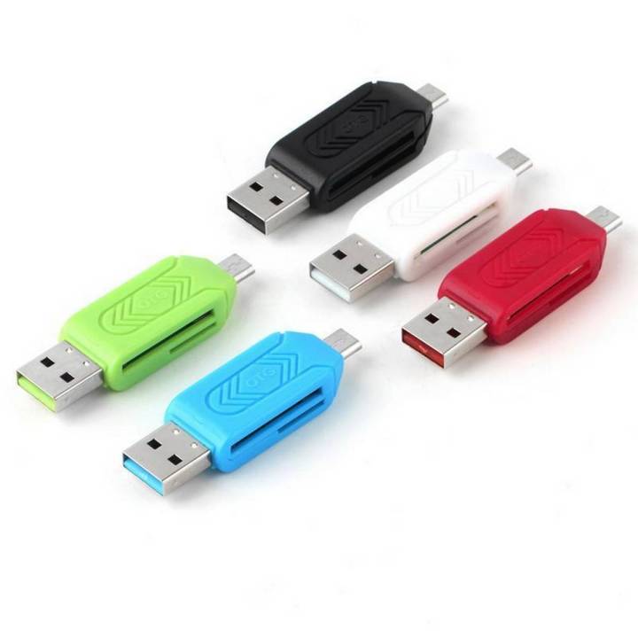 HOT USB OTG Card Reader USB 2 0 Hub Micro USB TF Card Memory Card