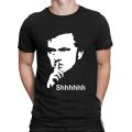Jose Mourinho Shhhh T-shirt Summer Fashion High Quality Funny Printing Casual 100%Cotton Crew-Neckone Short Sleeve Tee. 