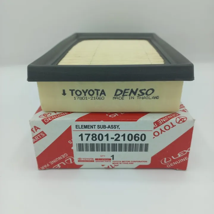 TOYOTA AQUA AIR FILTER IMPORTED MADE IN THAILAND TOYOTA 17801-21060 ...