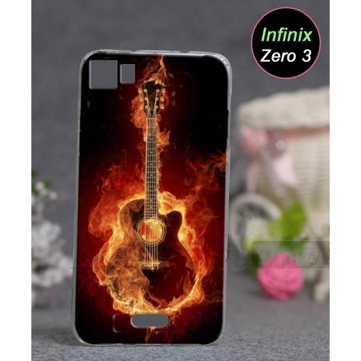 Infinix Zero 3 Mobile Cover Guitar Style - Red