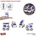 4 in 1 Rescue Police Metal Diecast Model Cars Toys For Kids Friction Powerd Play Police Rescue Car / Truck Set Including Fire Truck Water Cannon Vehicle Ladder Truck Police Car Ambulance Fire Rescue Vehicle Collection For Kids Toy Photography. 