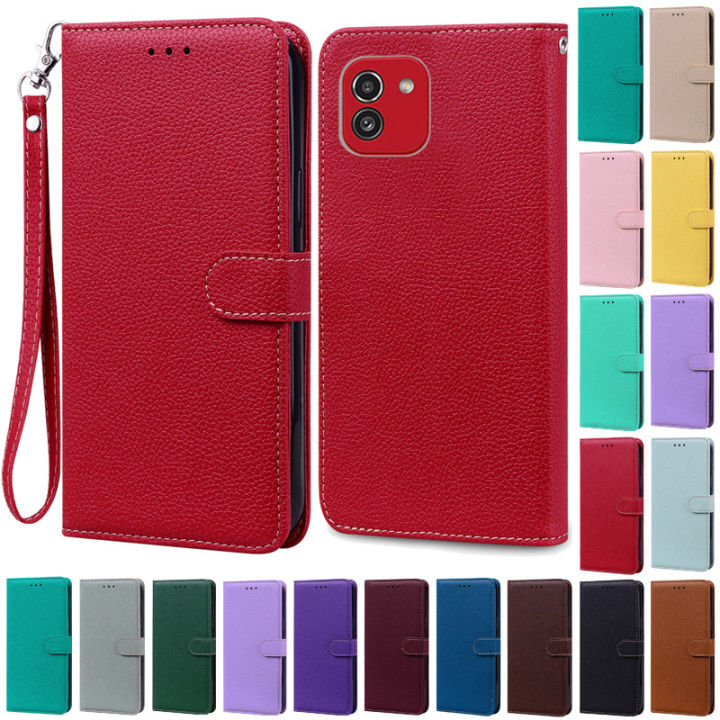 A03 A03S A 03S 03 S Case For Samsung Galaxy A03 Case Wallet Flip Leather For Samsung A03S Case A035F A037F Silicone Cover Fundas