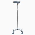 Medical Adult four legs orthopedic walking crutches crutch stick non-slip Aluminum Crutches Adjustable Easy Carrying. 