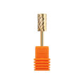 Nail art tungsten steel grinding head, single round head metal alloy bald head grinding drill bit, polishing nail removal head gold. 