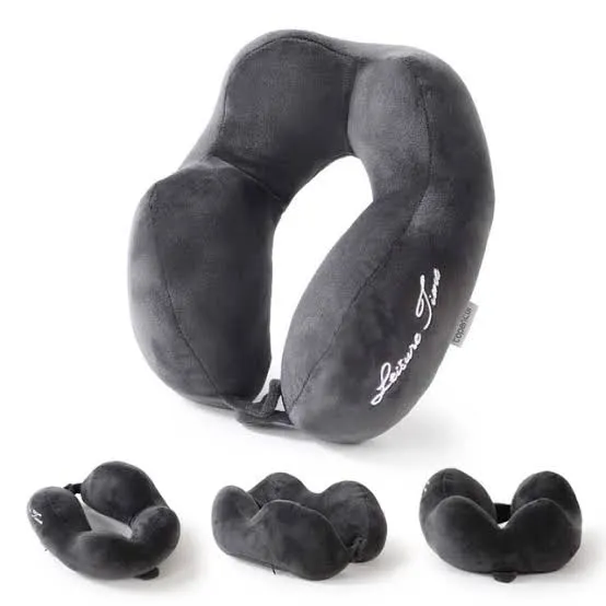 Relaxing%20Neck%20Pillow%20For%20Travel%20Filled%20with%20Cotton%20Fiber%20-%20Velvet%20cover%20-%20Multicolour%20-%20Image%203