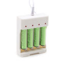 1.2V Universal 4 Slot AA/AAA Rechargeable Battery Charger Adapter USB Plug. 