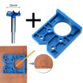 Concealed Hinge Hole Drilling Bits Jig For 35mm Cabinet Hinges Mounting Plate Nicle. 