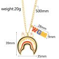 Hip Big Shark Necklace Pendant Men Street Culture Titanium Trendy Wgm Letter Chain Necklace Man Rapper Jewelry. 
