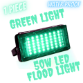 Flood Light Green Light 4500LM Waterproof IP66 For Outdoor AC 220 50W LED. 