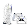 Ps5 Disk Edition Icons White Skin/Wrap Included Controller Skin ( Its Not Cover). 