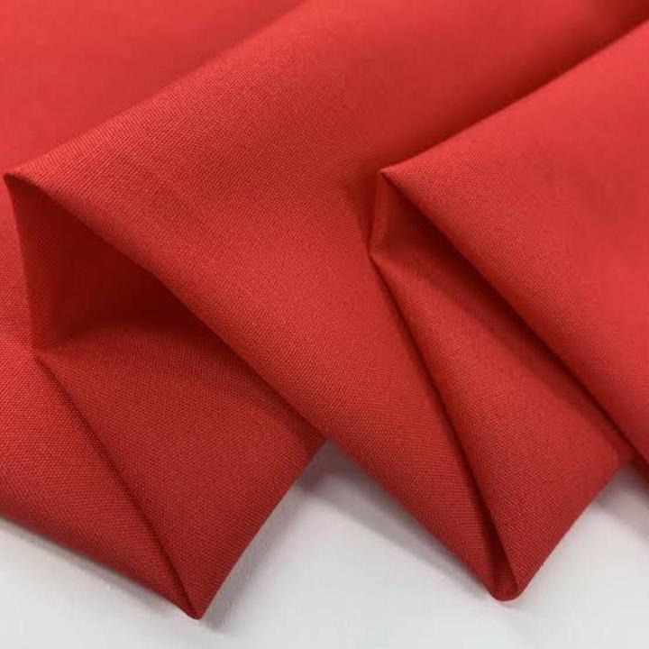 2 Piece Red Lawn High Quality Plain Unstitched Suit for people 4.5 Meter Fabric