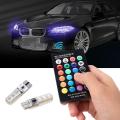 LED Car Parking Light Bulbs Pair Remote Control. 