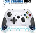 Xbox one Wireless Controller PC Game Controller, 2.4GHZ Wireless Game Controller Compatible with Xbox One/One S/One X and PC with Built-in Dual Vibration （White). 