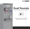 Sure Water Dispenser Top Loading, Hot & Cold Temperature, Grey Colour, Sf1801Bm. 