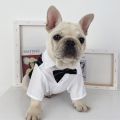 ELEGANT All Size Dog Tuxedo Large Dog Costumes Wedding Suit Gentleman Dog Christmas Decoration Bowtie For Small Dogs High Quality Dress Up Pet Supplies/Multicolor. 