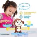 Monkey Balance Math Game, Monkey Weighing Scale Montessori Educational Stem Counting Toys for Kids 3 4 5 Years Old Age (E). 