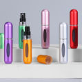 5ml Traveling Perfume Atomizer | Portable Liquid Container for Cosmetics | Mini Metal Aluminum Pump Spray | Empty Bottle Refillable. 