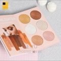 Mocallure 4in1 Makeup Glamour Palette Ultimate Book All in One Blush, Eye shadow, Contour & Highlighter Set. 