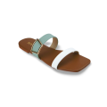 Juno Two Colors Open Toe Flat Sandals Beach Shoes By Spunkz. 