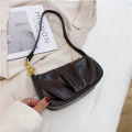 Fashion Soft PU Leather Cloud Bag One-shoulder Handbag Women's Crossbody Bags Armpit Cloud Fold Bag 1Pcs. 