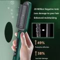 2 in 1 Electric Hair Straightener & Curler Professional Heating Brush Comb for Girls 909. 