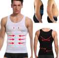 Slim and Lift Men’s Body Shaper – Compression Vest for Chest, Waist and Abs Support. 