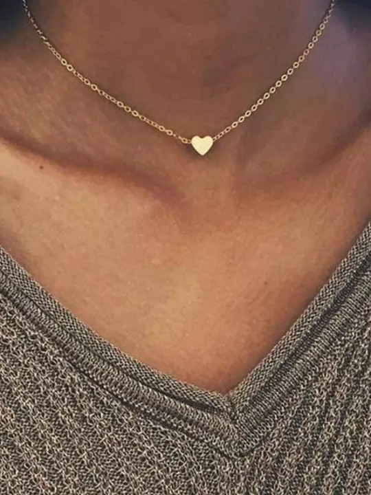 Heart%20choker%20Necklace%20Jewellery%20For%20Girls%20%7C%20Korean%20Jewellery%20-%20Gold%20Chain%20Neck%20Statement%20Collar%20Chains%20Choker%20Shining%20Female%20Choker%20Korean%20Jewellery%20-%20Image%204