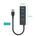 Techole USB 3.0 Hub Aluminum USB Ethernet Adapter Splitter with RJ45 10/100/1000Mbps Gigabit Network LAN Port - 3 Ports USB 3.0 HUB -Type C Adapter for Windows 7/8/10, Linux , PC etc. 