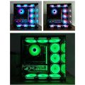 COOLMOON 2X Computer RGB Color Light Strip 5V/3PIN Aluminum Chassis Light with Magnetic Multicolor RGB LED Lamp. 