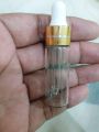 1 pcs 5ml Transparent empty dropper for use serum or Essential Oils perfume / sent / Attar glass Bottle small 5ml dropper Cosmetic Container with Refillable. 