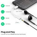 Original Xiaomi Usb Type C To 3.5mm Jack Earphone Adapter Audio Cable Converter For Mi 14 13T 13 12 Pro Redmi K70 POCO F4 Pad 6. 