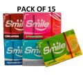 Smile Chewing Gum-(Pack of 5 different flavours | Imported Bubble Gum | Cinnamon, Lemon, Peppermint, Strawberry, Eucalyptus). 