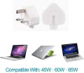 UK Plug Duckhead Power Adapter with FUSE For All Apple MacBook Adapters plug, MagSafe and MagSafe 2 Power Adapters Replacement UK 3 Pin wall plug. 